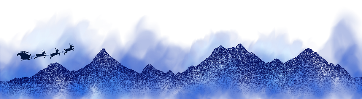 Santa Mountain Footer